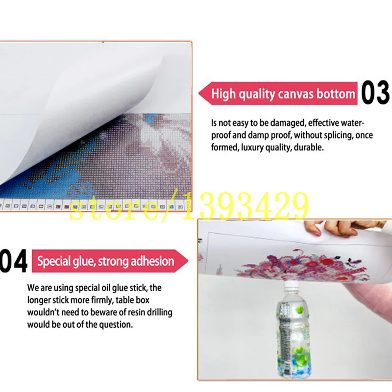 Питер Рен Алмазная Картина Вышивка крестом животное 3 круглые/квадратные мозаика