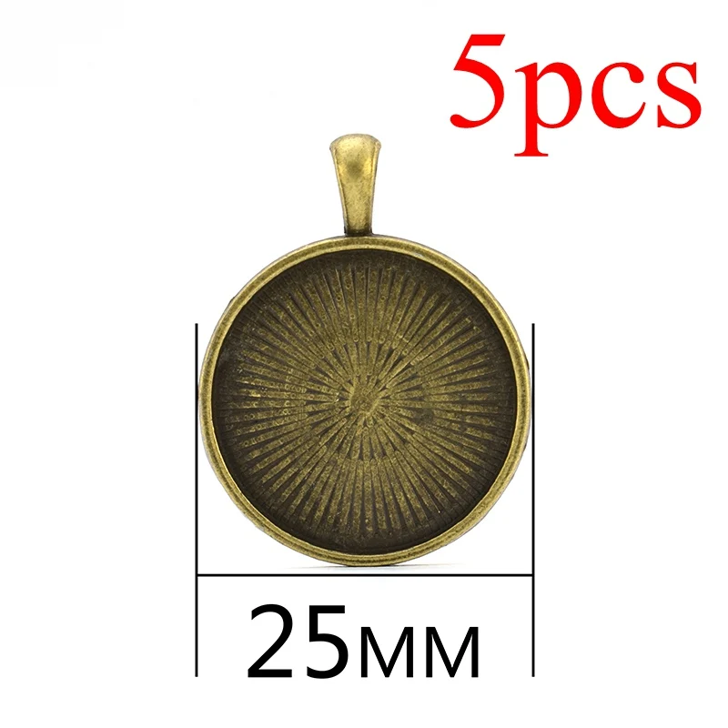 5 шт. металлические подвески кабошоны для 25 мм|Цепочки| |