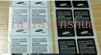 

2000 PCS/Lot universal mobile phone seal label sticker samsung Galaxy S4 I9500 S3 S2 delivery free of charge