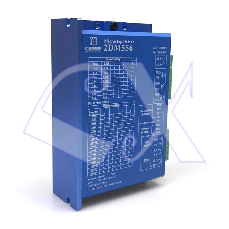 JMC 2-фазный 32-битный DSP DC24 -60 в 5 6 а DM556 цифровой драйвер двигателя круче с ЧПУ