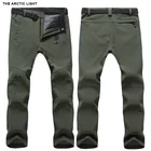 Легсветильник теплые зимние брюки с мягкой оболочкой для мужчин и женщин, водонепроницаемые уличные брюки для кемпинга и походов, флисовые ветрозащитные лыжные брюки