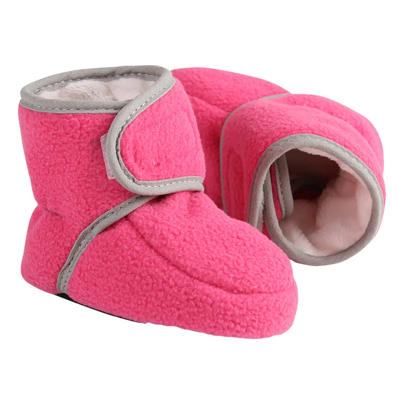 Red First Walkers Обувь для малышей; обувь унисекс; zapatos de bebe; хлопковая обувь для детей 6, 12, 18 месяцев; bebek ayakkabi; Розовая обувь для новорожденных мальчиков; обувь для девочек; chaussure - Цвет: Red First Walkers