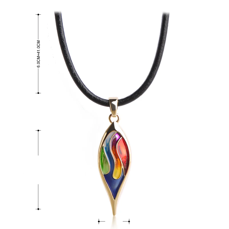 Blucome Latest Enamel Leaves Long Earrings Necklace Set Wedding Women Girls Jewelry Sets Black Rope Chokers Pendants Pendientes | Украшения