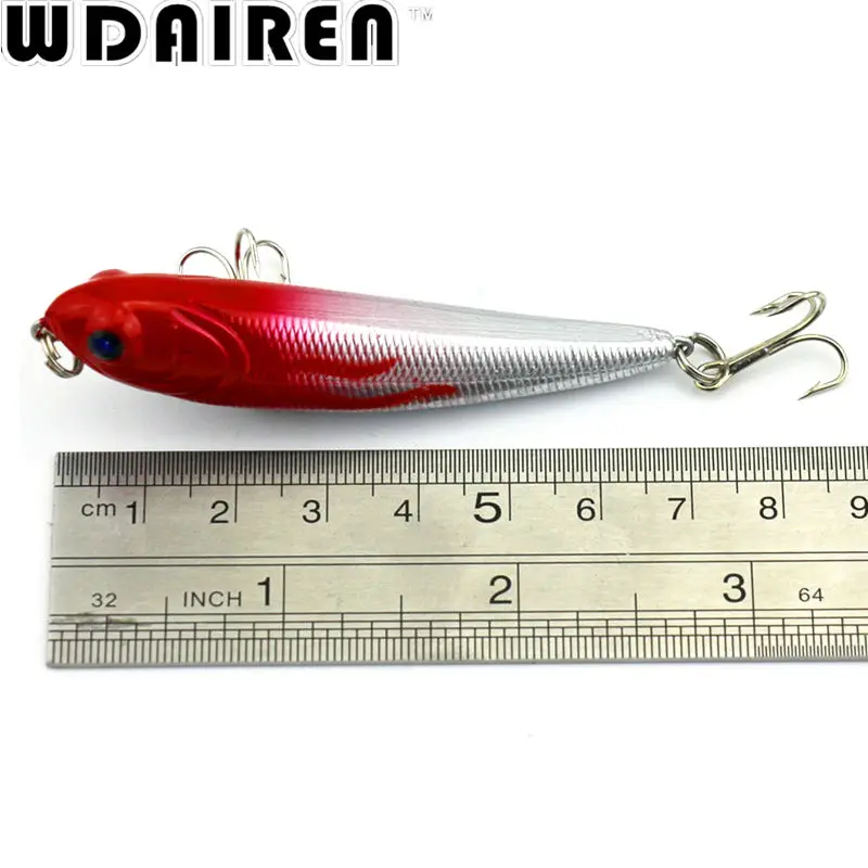 1 шт. 13 5 г 10 см Topwater плавающий карандаш Кривошип рыболовные приманки приманка