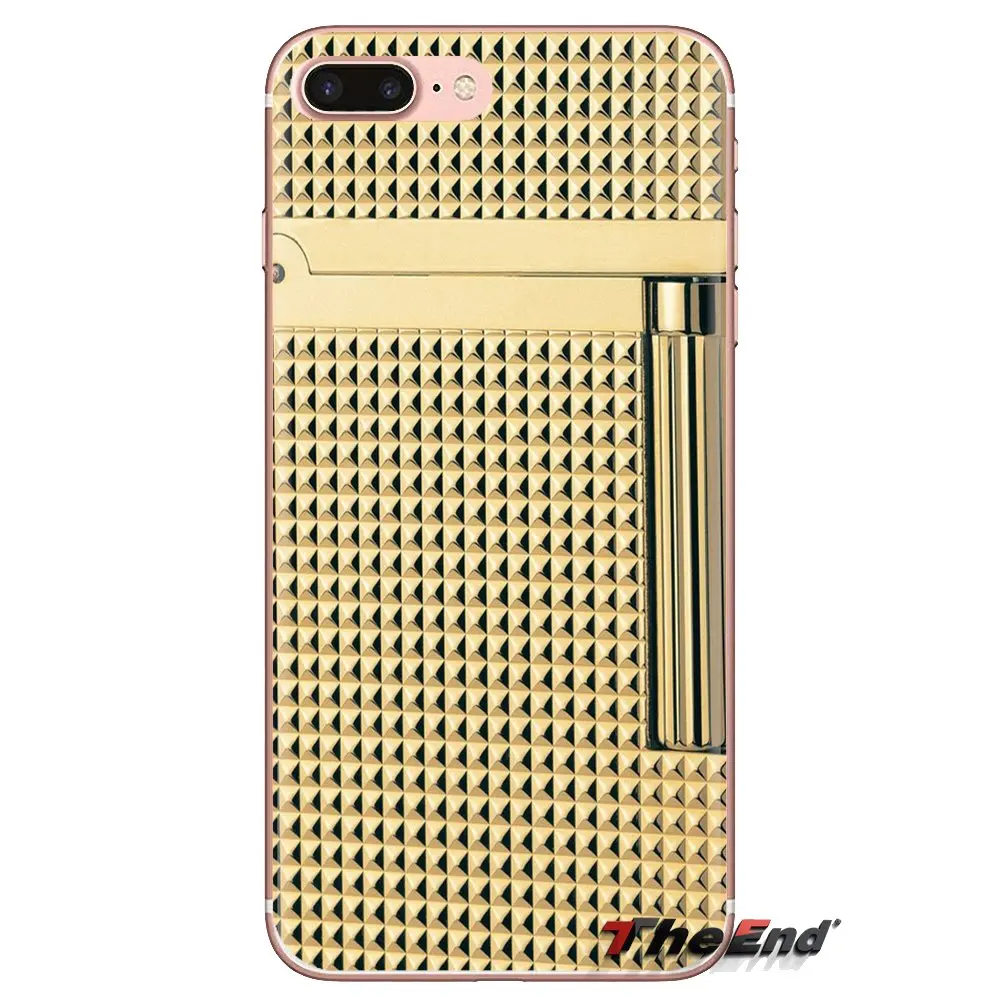 Мягкая прозрачная оболочка покрывает зажигалку арт S. T. Dupont для iPod Touch Apple iPhone 4 4S 5 5S