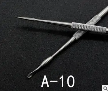 No 10 Высококачественная нержавеющая сталь скульптура инструменты Sculpey резной ила нож стальной нож глинистой почве Глины инструменты инструменты для полимерной глины пластилин инструмент - Цвет: No 10