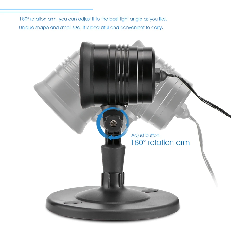 Водонепроницаемый светильник для дискотеки IP65 вечеривечерние динамический