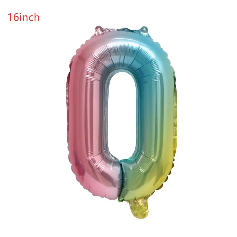 16inch 0 1 шт. 22 дюйма 4D круглые металлические объемные воздушные шары из золотой серебряной фольги для свадебного дня рождения Декор гелиевый надувной Globos поставка - Цвет: 16inch 0