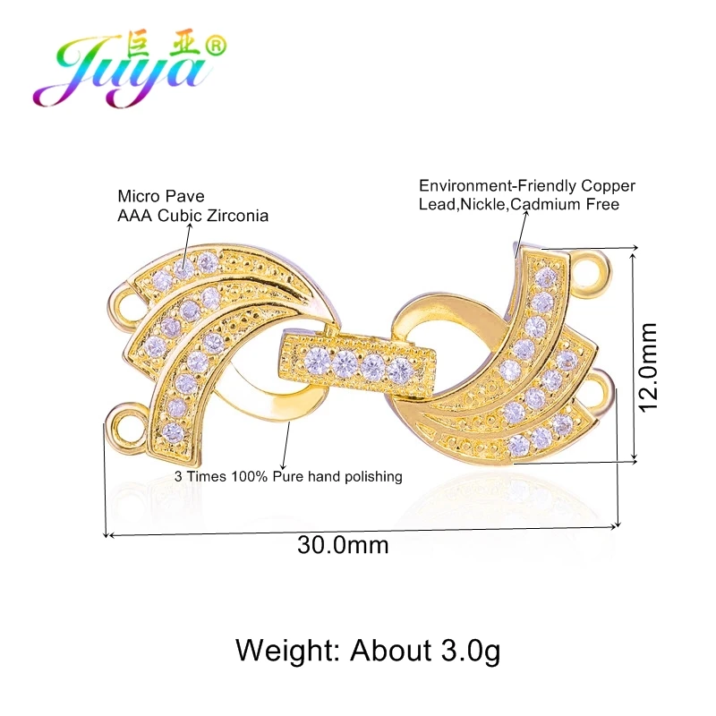 Женские застежки Juya украшение из натуральных камней и жемчуга|fastener clasp|jewelry making