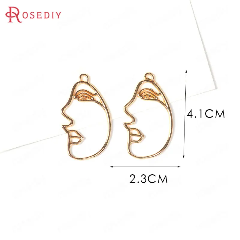Подвески с имитацией родиевой латуни 10 шт. 4 1x2 3 см|charm pendant diy|charm pendantpendant diy |
