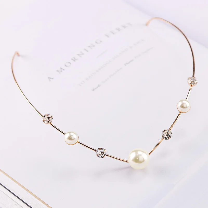 1 шт. жемчужные Искусственные ленты для волос |