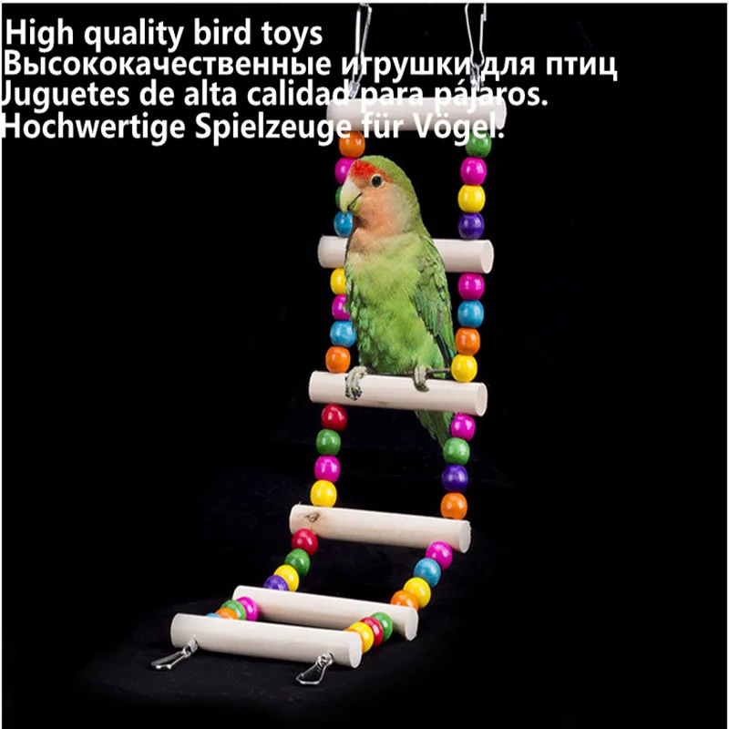 

vatiety size Bird toys Wooden Drawbridge Bridge Pet Toy Bird Cage Accessories Hamsters Parrot Toys ladder Round logs Ladders