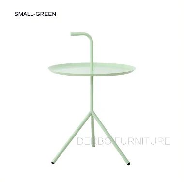 Small Green Современный дизайн Лофт металлический популярный DLM боковой стол, чайный столик не оставляйте меня журнальный столик, модная дизайнерская мебель к дивану боковой стол - Цвет: Small Green