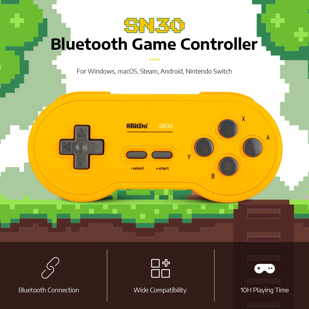 8 битдо SN30 Pro/SN30 беспроводной Bluetooth игровой контроллер радуга цвет поддержка Nintendo
