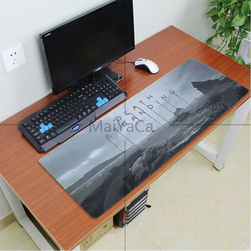 Lock Edge 40X90cm MaiYaCa ваши собственные коврики смерти Stranding ноутбук коврик для мыши Удобная мышка игровой защелка для мыши - Цвет: Lock Edge 40X90cm