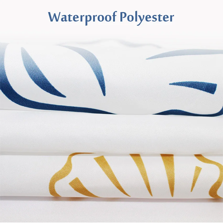 Мультяшная душевая занавеска Shells морская звезда водонепроницаемые шторы для