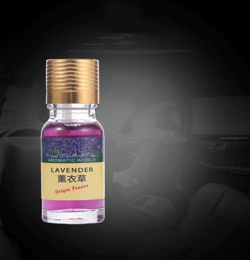 lavender 10 мл автомобильный парфюм Запасной для удаления запаха мульти-ароматное жидкое эфирное масло Замена аромата для автомобилей внутренний освежитель воздуха - Color Name: lavender