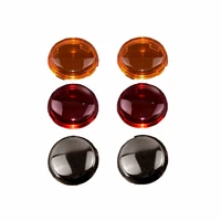 2pcs turn signal light indicator lens cover for softail touring sportster 1200 883 dyna fatboy street glide road king