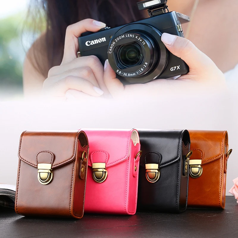 ПУ кожаный чехол для камеры Olympus TG-5 TG-4 TG-3 TG-2 SZ17 SZ16 TG-1 TG-870 TG-850 TG-610 SH-2 SH-3 SH-60 SH-50 SH-21 |