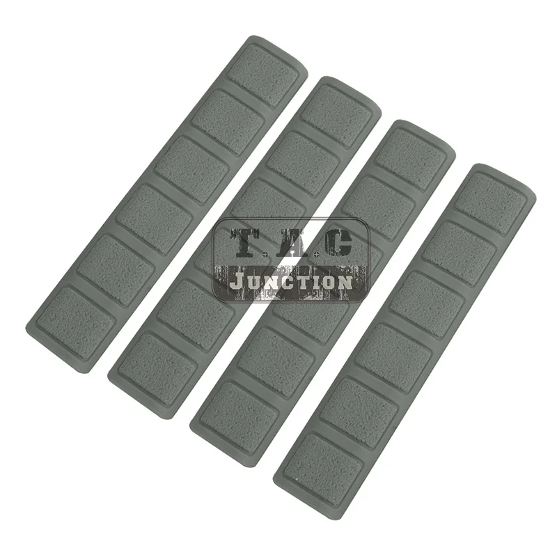FG 4 шт. KeyMod мягкий резиновый рельсовый чехол панель рукоятка Handguard протектор Тактический B Тип 6,25” - Цвет: FG