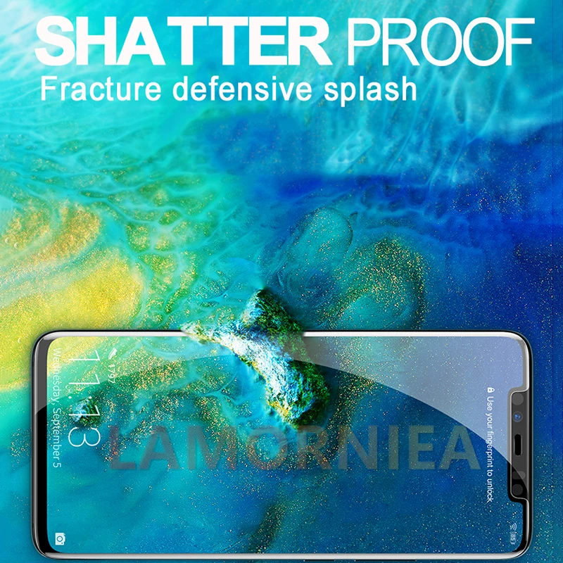 УФ стекло Lamorniea 20D для Huawei P30 Pro жидкое клеевое с полным покрытием P20 Mate 30 20