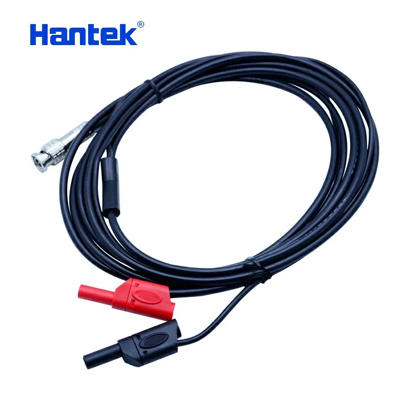Hantek щупы осциллографа автоматический Тестовый Кабель HT30A BNC к банану двойная
