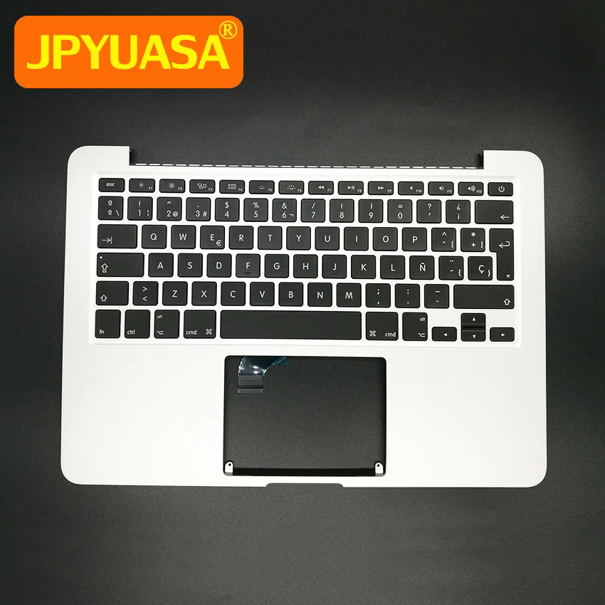 Original Spain Keyboard Top Case Topcase Palmrest For Apple Macbook Pro 13&quot A1502 2015 EMC 2835|Клавиатуры для замены| |