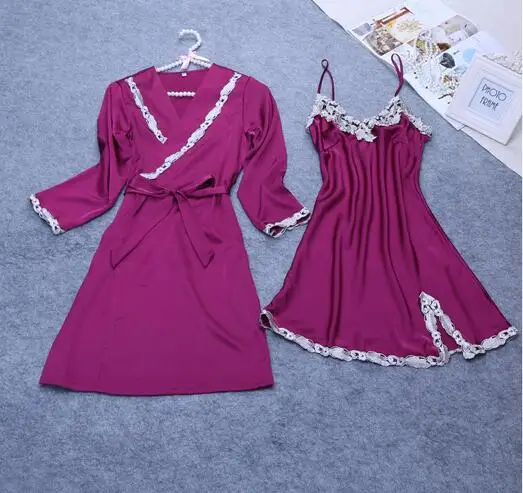 Халат женский новинка 2019 высококачественный комплект из двух предметов