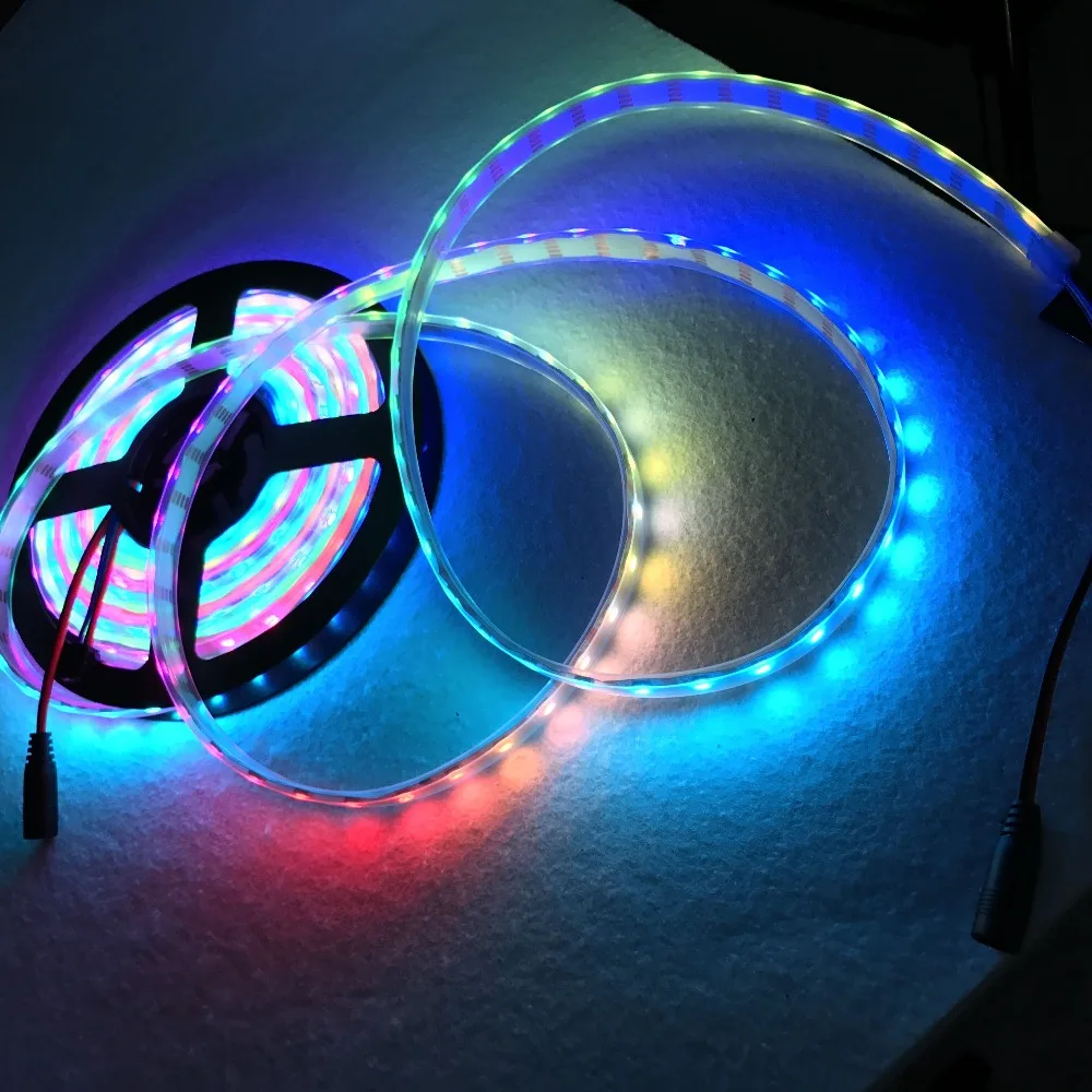 Светодиодная лента WS2815 12 в пост. Тока полноцветная RGB 5050 60 Светодиодный s/m 5 м