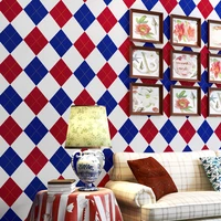 modern british wallpaper stripes vertical for kids boy bedroom rhombus wallpaper roll for children living room walls