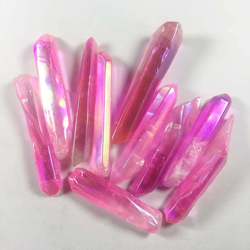 Натуральная водная аура Хрустальная точечная палочка ангел кварцевый дух