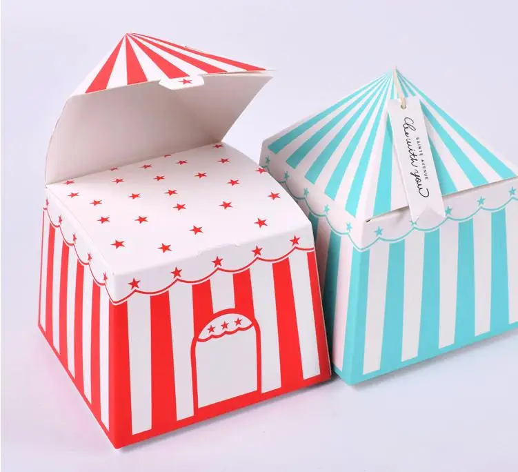 Цирковая домашняя коробка для торта печенья Свадебная детского праздника