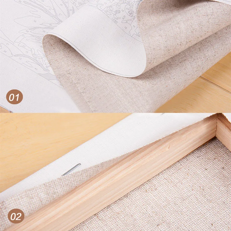 Бескаркасный Жираф красочные DIY Краска ing по номерам настенные художественные