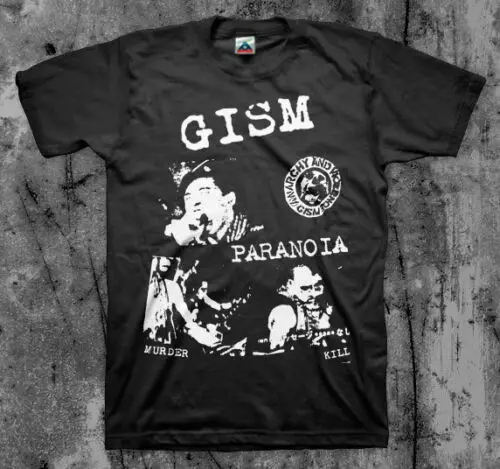 Gism 'паранойная' Футболка (марля путает деастсайд раскрывает G. I. S. M.) Мужская
