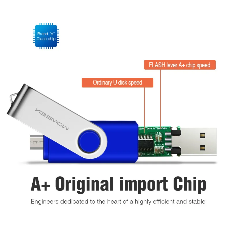 Moweek флеш накопитель otg usb 4 ГБ 8 16 32 64 для мобильного телефона android 2 0 флешка|USB флэш-накопители| |