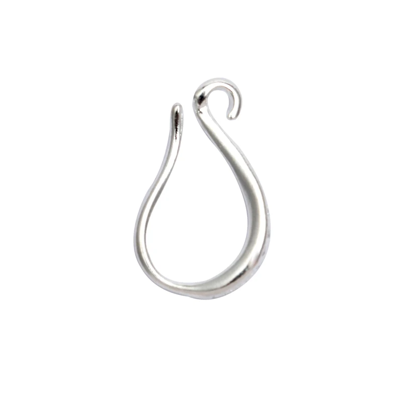 20 шт./лот 10x15 мм позолоченные латунные французские крючки для сережек настройки