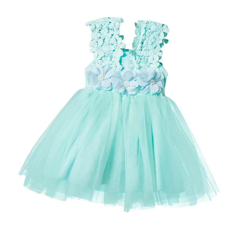 Платье на крестины для маленьких девочек детское платье свадьбу и вечеринку