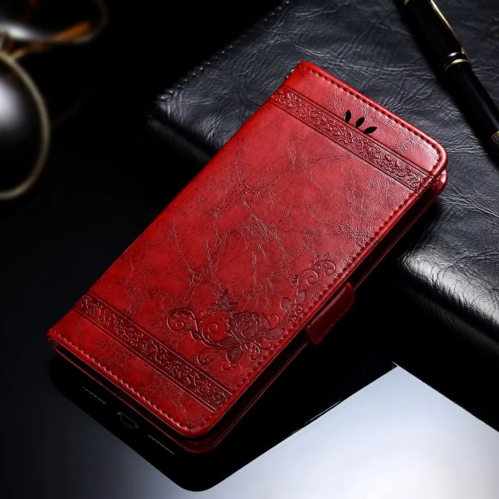Для HOMTOM S12 чехол модные Винтаж Цветы Чехол-бумажник с крышкой удерживаемой