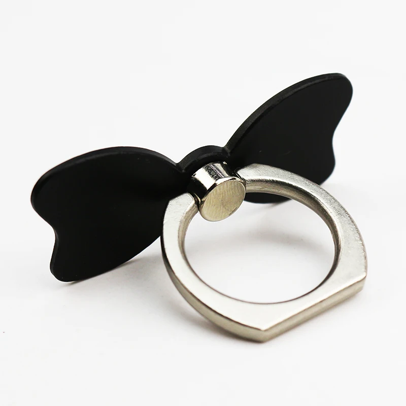 Прочное Приклеивание металла розетка палец кольцо назад держатель крюк 360