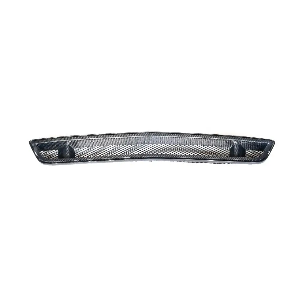 Carbon Fiber Car Front Bumper Honey Mesh Grille Honeycomb Grills For Ford Mustang Car Styling - Цвет: Серый