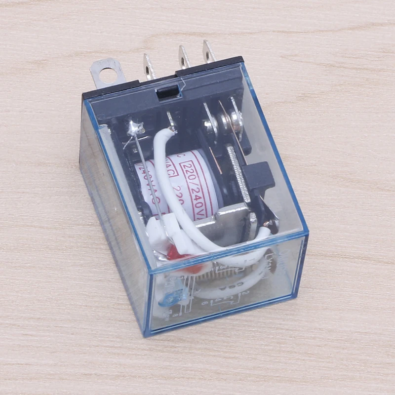 LY2NJ 220В AC катушка 10А 240В реле мощности DPDT Светодиодная лампа Новая # L057 новая