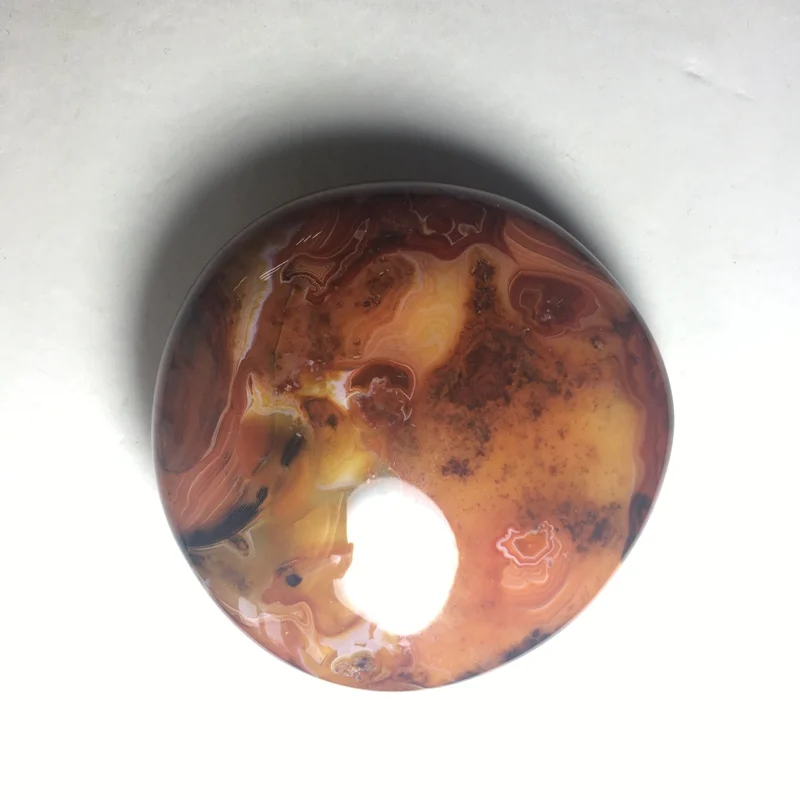 Лидер продаж красивый натуральный резной Sardonyx кварцевый пальмовый камень для