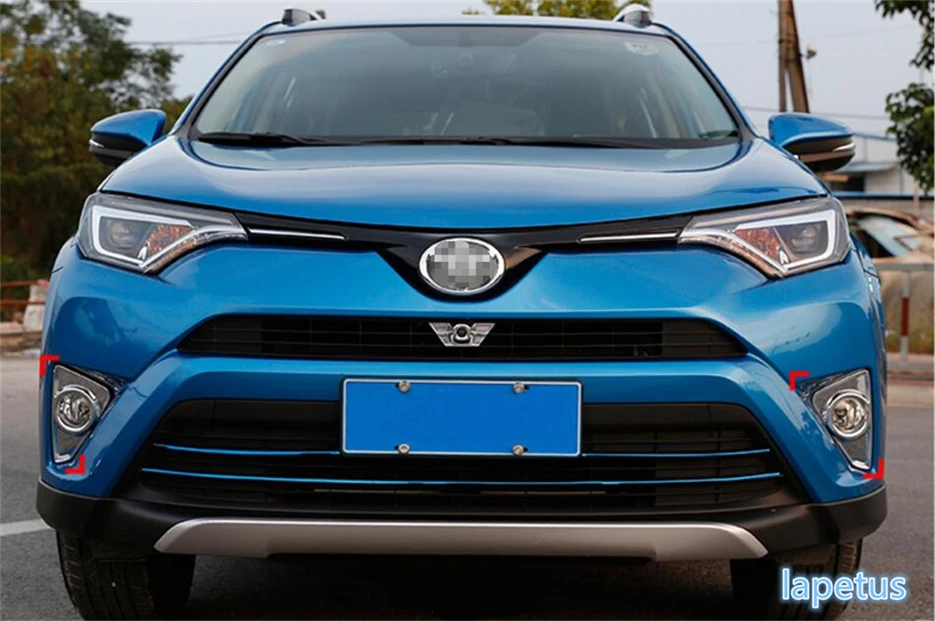 Lapetus для Toyota RAV4 RAV 4 2016 2017 2018 ABS хромированный передний противотуманный светильник