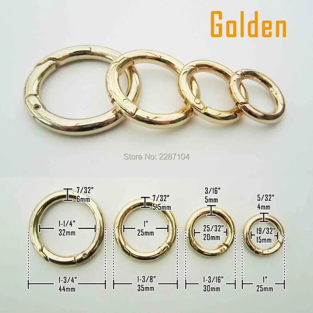 2 шт. металлические пружинные кольца|Пряжки и крючки| |