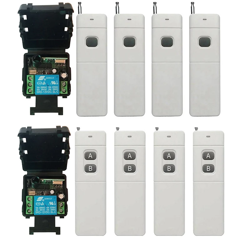 Радиочастотный беспроводной передатчик 3000, переключатель системы дистанционного управления м, дальнего действия, 12 В, 24 В, 1 канал, 1 канал, 10 А, приемник, лампа/окно/гаражные ворота