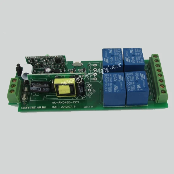 Free Shipping AC85V 110V 220V 240V 250V 4 Channel wireless RF Remote Control Switch Receiver &amp 2Transmitter 315/433MHZ | Обустройство