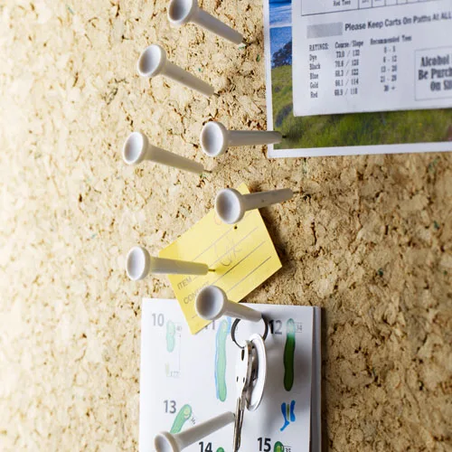 Гольф Тройник для чертежных кнопок 20 шт. пробковые ногтей Pin стены шпильки