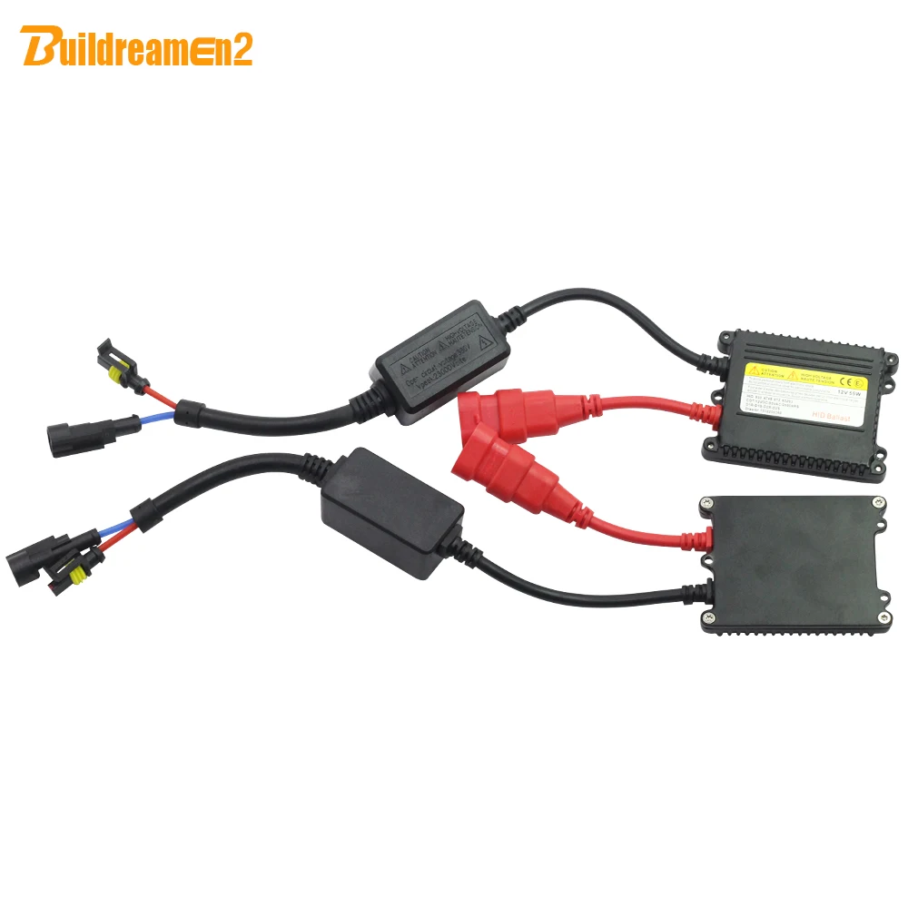Buildreamen2 AC HID Xenon балласт 35 Вт 55 12 в тонкий блок цифровой для ксеноновая лампа