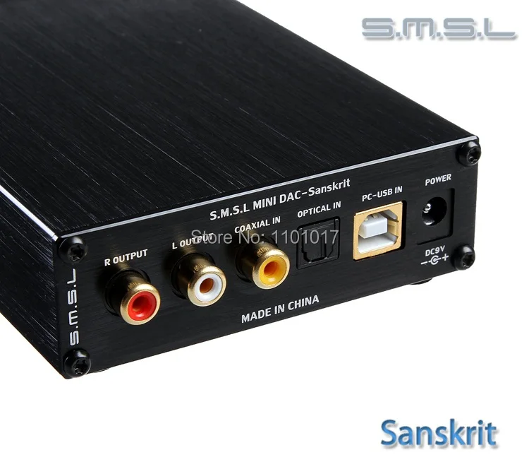 SMSL санскрит WM8740 CM6631A ЦАП USB коаксиальный Оптический SPDIF декодер 32BIT/192 кГц HIFI Exquis |