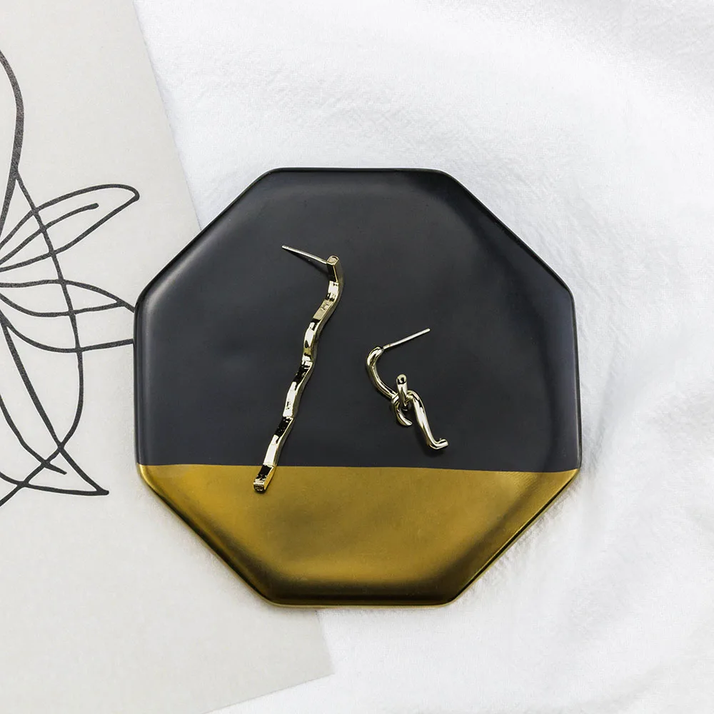 Женские серьги капли GWACC золотистые круглые длинные золотистого цвета с